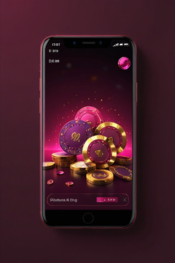 Smartphone met casino-app